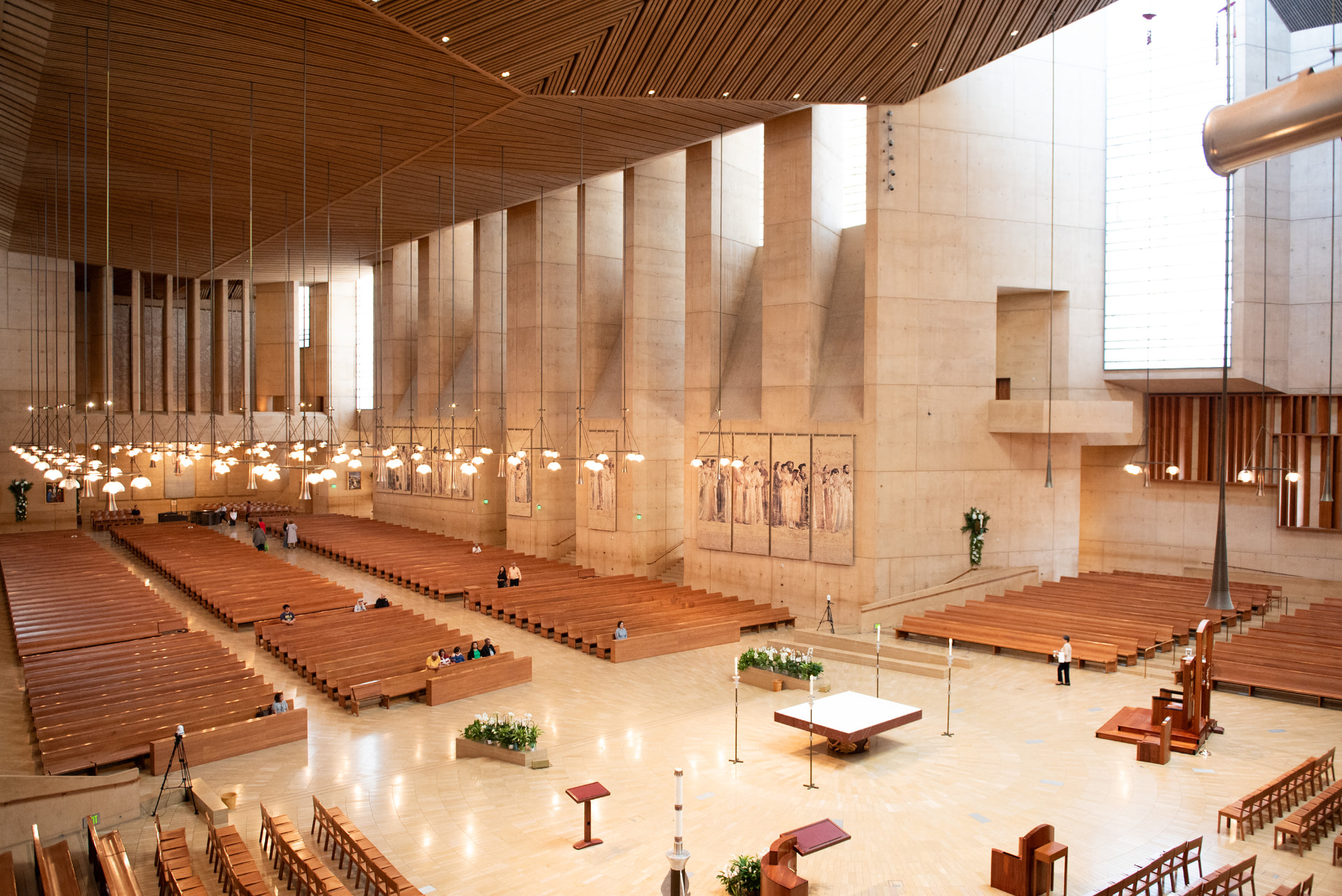 Cathedral interior from the upper gallery